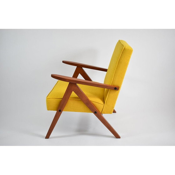 Image 1 of Fauteuil vintage polonais B310 modèle jaune 1960s