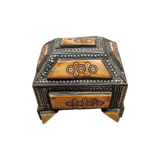 Image 1 of Boîte à bijoux marocaine vintage