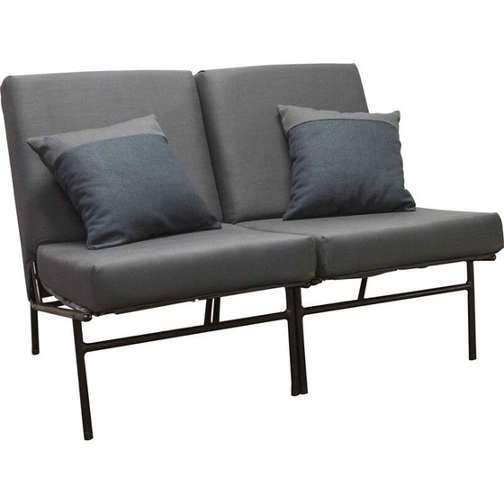 Image 1 of Banc vintage 2 places en G10 par Pierre Guariche pour Airborne