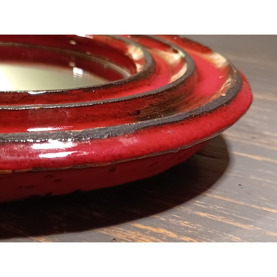 Image 1 of Miroir en céramique vintage, 1950