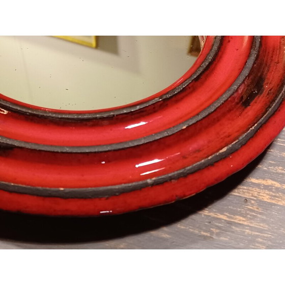 Image 1 of Miroir en céramique vintage, 1950