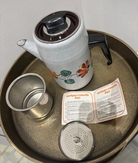 Image 1 of Cafetière En Tôle Émaillée 