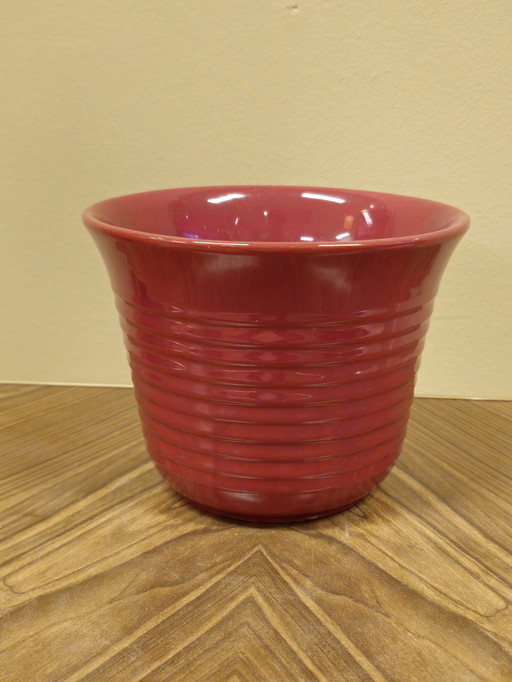 Pot de fleurs vintage rose foncé Pot de fleurs