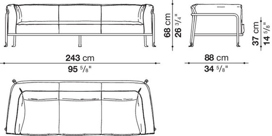 Image 1 of B&B Italia Borea Outdoor Piero Lissoni