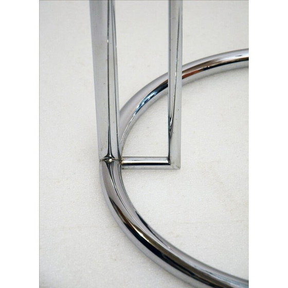 Image 1 of Tables d'appoint réglables vintage de style Eileen Gray, 1980