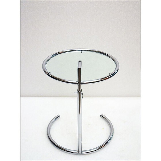 Image 1 of Tables d'appoint réglables vintage de style Eileen Gray, 1980