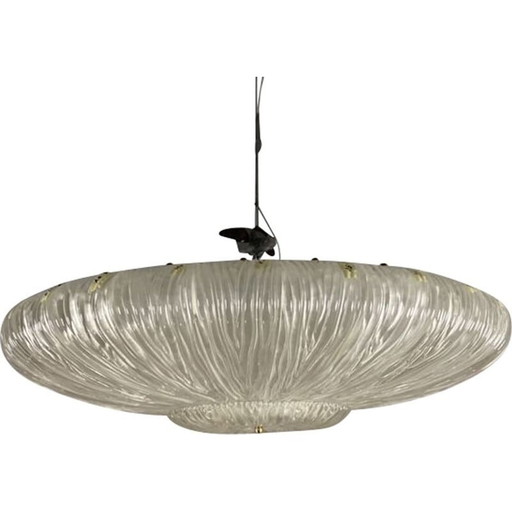 Lustre vintage en verre de Murano 1950