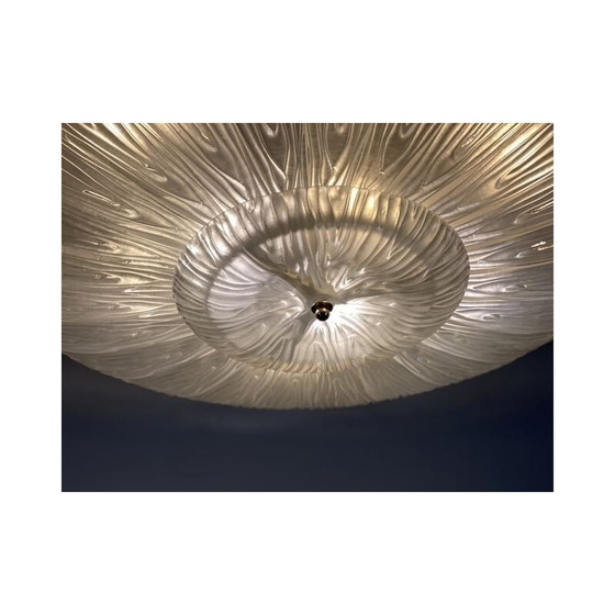 Image 1 of Lustre vintage en verre de Murano 1950