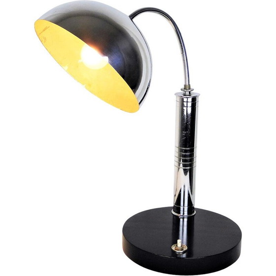 Image 1 of Lampe de bureau vintage chromée, 1930