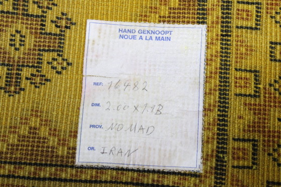 Image 1 of Tapis persan Ancien Ghashghaï Shiraz Très 200 X 113 cm