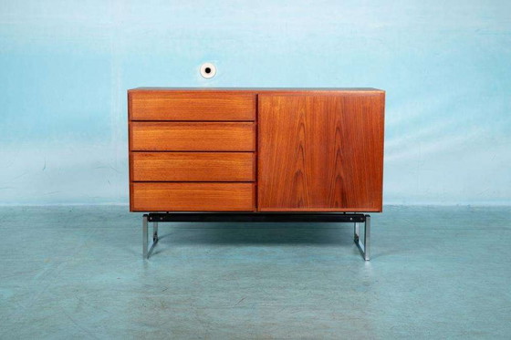 Image 1 of Buffet design danois Oman Jun en teck, buffet midmod 60s