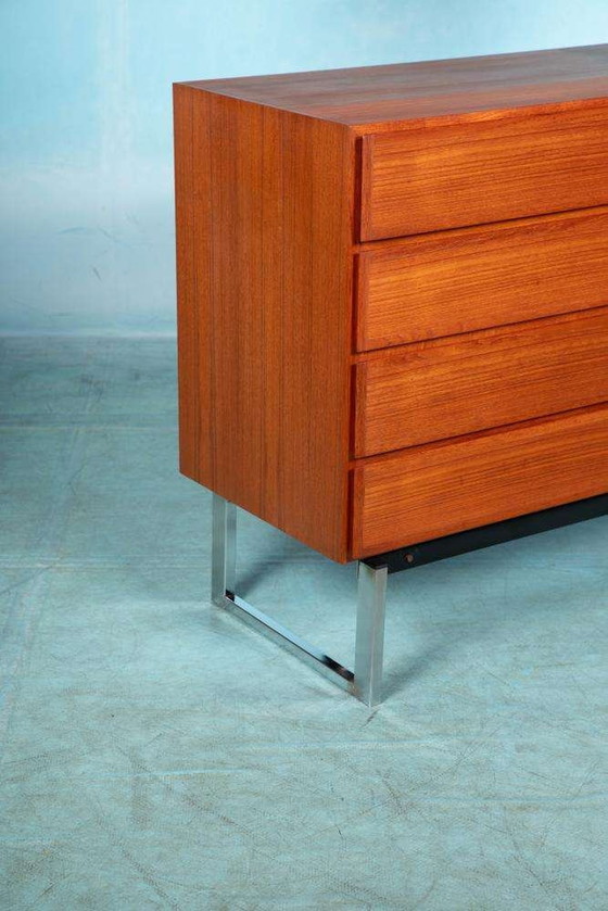 Image 1 of Buffet design danois Oman Jun en teck, buffet midmod 60s