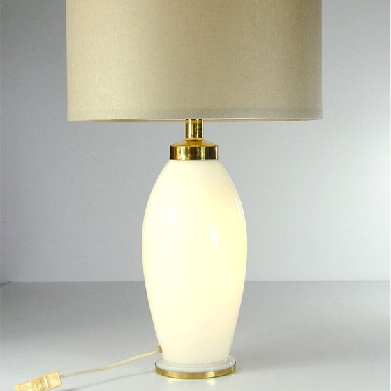 Image 1 of Lampe de table vintage en verre pour Ikea, années 1980
