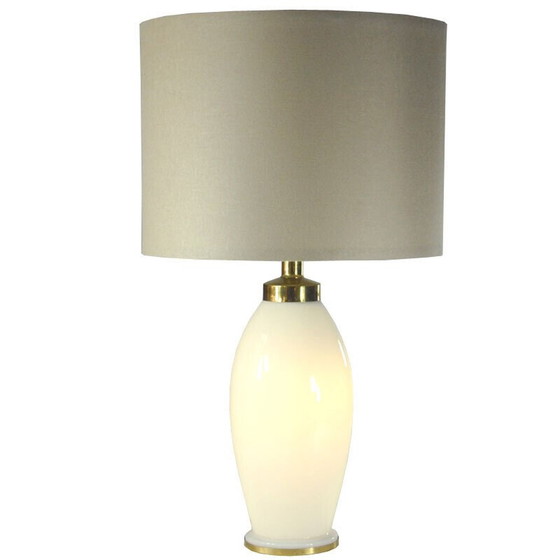 Image 1 of Lampe de table vintage en verre pour Ikea, années 1980