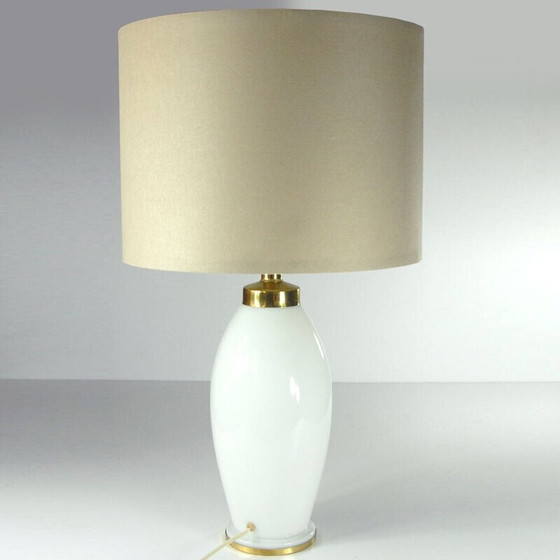 Image 1 of Lampe de table vintage en verre pour Ikea, années 1980