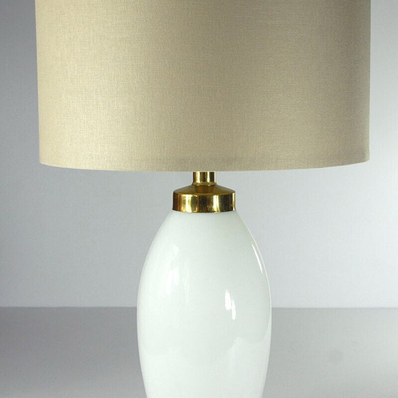 Image 1 of Lampe de table vintage en verre pour Ikea, années 1980