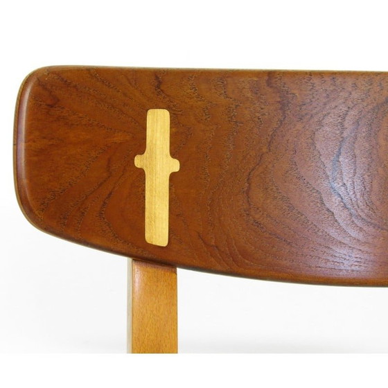 Image 1 of Ensemble de 4 chaises vintage Ch-23 par Hans Wegner pour Carl Hansen, années 1950