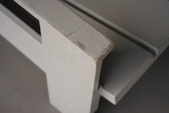 Image 1 of Chaise en bois contreplaqué de style Gerrit Rietveld, 1970