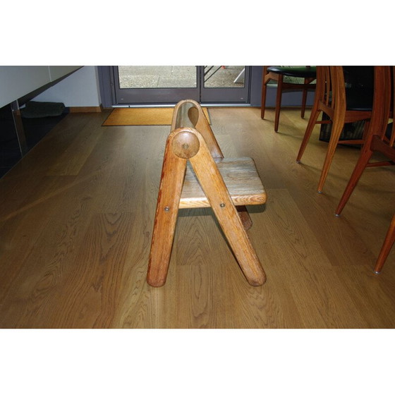 Image 1 of Chaise d'enfant vintage en pin massif par Pierre Grosjean, 1970