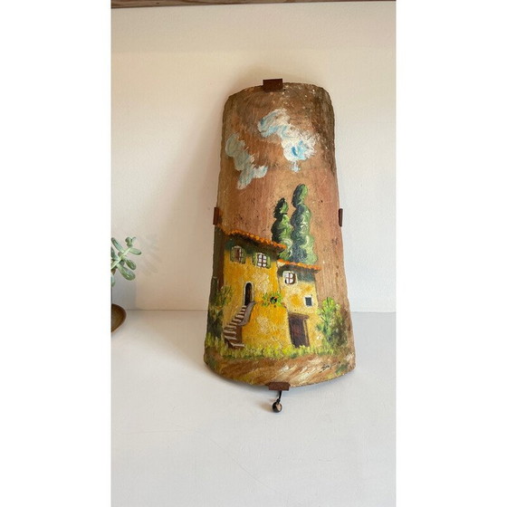 Image 1 of Lampe murale vintage à carreaux