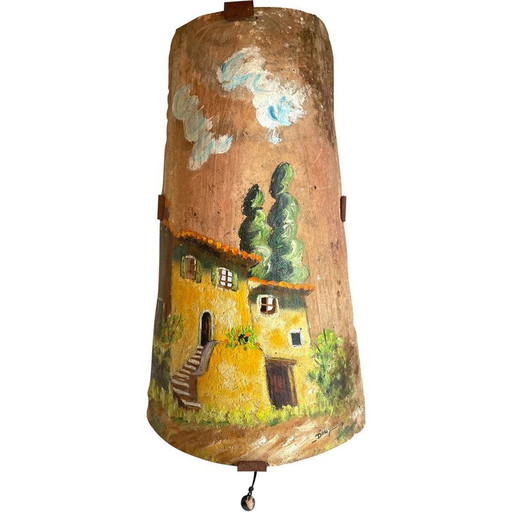 Lampe murale vintage à carreaux