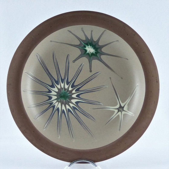 Image 1 of Assiette scandinave en céramique vintage, 1960