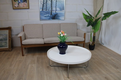 Table Basse Ronde Vintage 1980 Allemagne