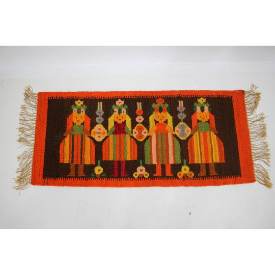 Image 1 of Tapis vintage en laine polonaise, 1960