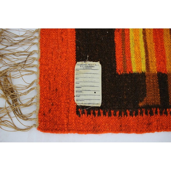 Image 1 of Tapis vintage en laine polonaise, 1960