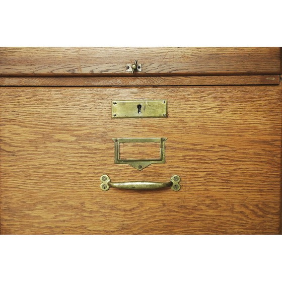 Image 1 of Commode vintage en bois de chêne, Angleterre 1930