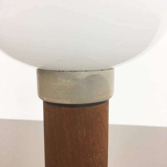 Image 1 of Lampe de table en teck par Uno et Östen Kristiansson pour Luxus, Suède 1960