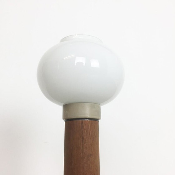 Image 1 of Lampe de table en teck par Uno et Östen Kristiansson pour Luxus, Suède 1960