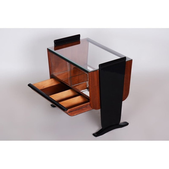 Image 1 of Table basse vintage en noyer par Halabala, Tchécoslovaquie 1930