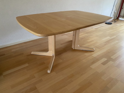 Gudme Mobelfabrik Nils O. Moller 1960 Danish Design Table à manger Hêtre