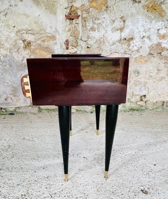 Image 1 of Table de nuit en palissandre Mid Century 1960S