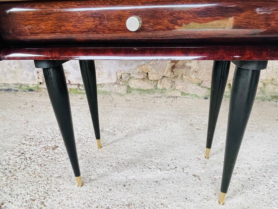 Image 1 of Table de nuit en palissandre Mid Century 1960S