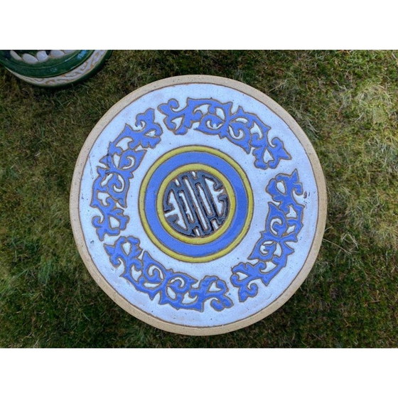 Image 1 of Ensemble de jardin vintage multicolore avec éléphants, 1960-1970