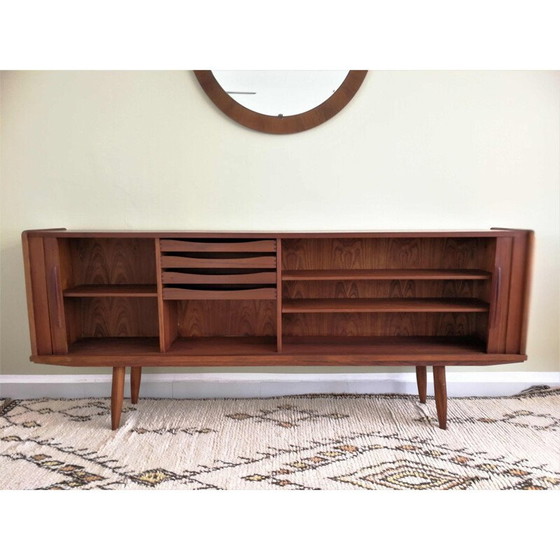 Image 1 of Buffet vintage avec porte à rideau, Danemark