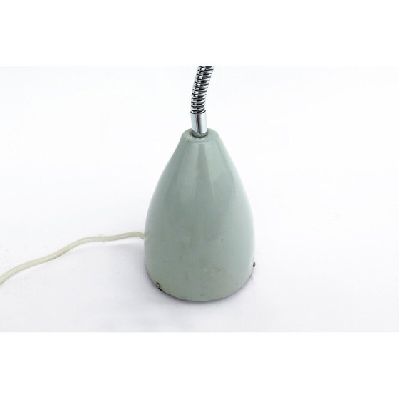 Image 1 of Lampe de table vintage en métal blanc de Max Bill, 1960