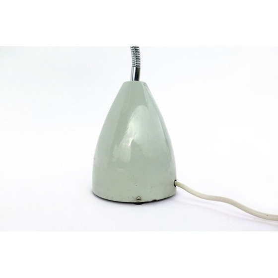 Image 1 of Lampe de table vintage en métal blanc de Max Bill, 1960