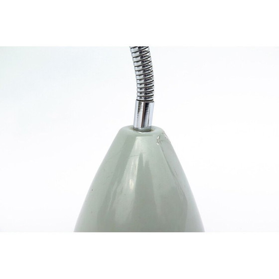 Image 1 of Lampe de table vintage en métal blanc de Max Bill, 1960
