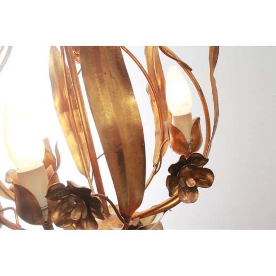 Image 1 of Lampe suspendue vintage Hollywood Regency par Hans Kögl, 1970