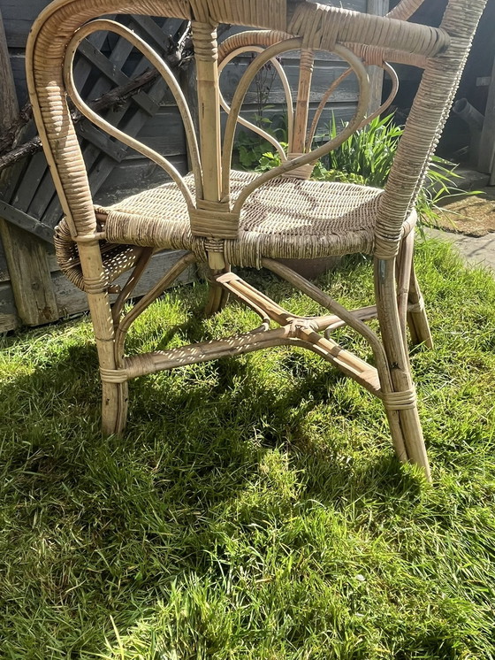 Image 1 of Duo De Fauteuils En Rotin