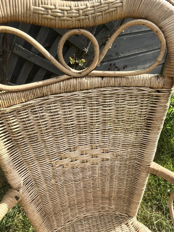 Image 1 of Duo De Fauteuils En Rotin