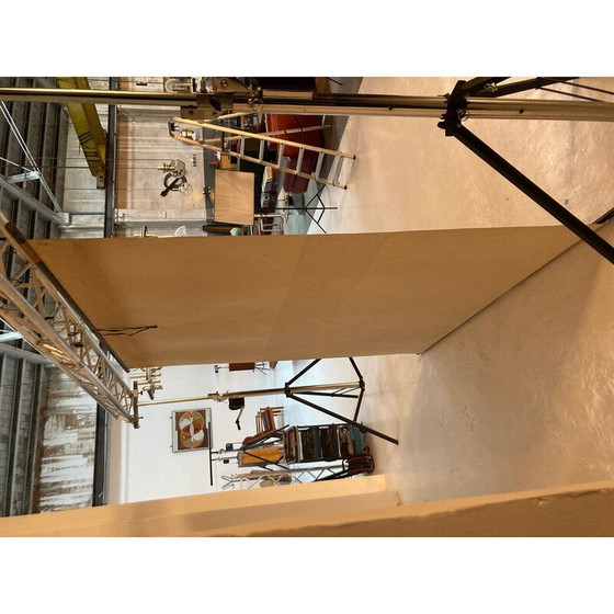 Image 1 of Carte scolaire vintage de l'Europe centrale en papier sur toile pour Westermann Braunschweig, 1960