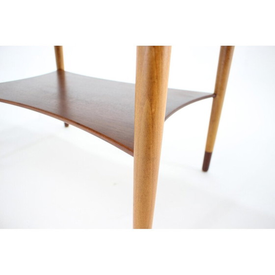 Image 1 of Table basse vintage en teck et bois de chêne par Borge Mogensen pour Soborg Mobelfabric ,Danemark 1960s