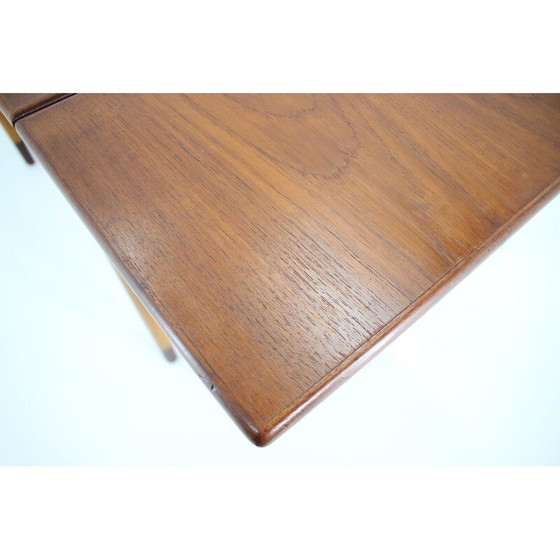 Image 1 of Table basse vintage en teck et bois de chêne par Borge Mogensen pour Soborg Mobelfabric ,Danemark 1960s