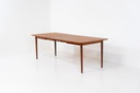 Grande table à manger à rallonge de Rastad & Relling pour Gustav Bahus (Norvège, années 1950).