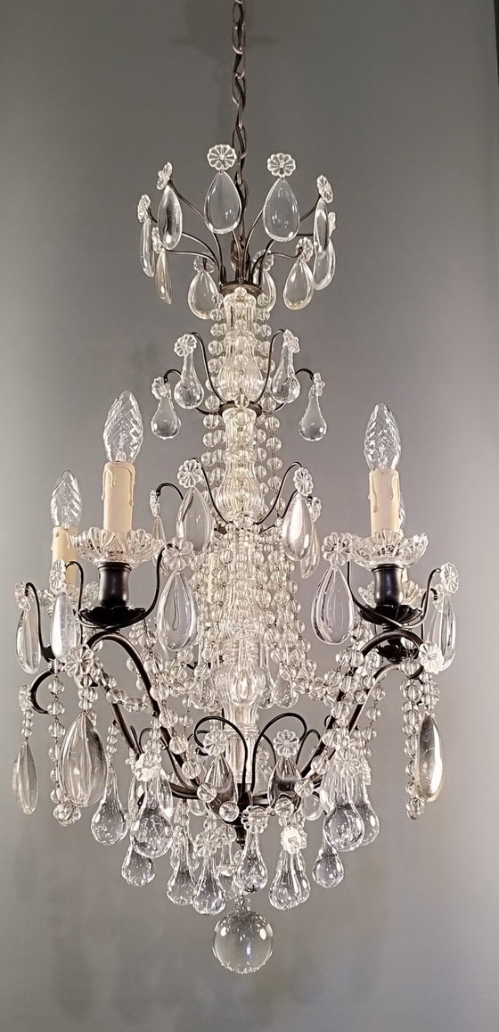 Image 1 of Lustre classique en cristal français