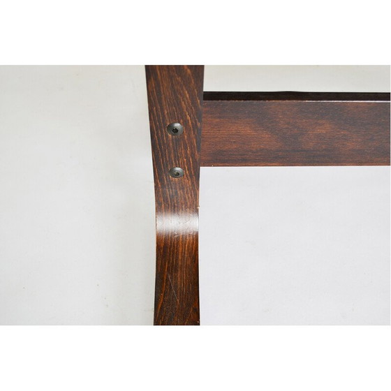 Image 1 of Paire de fauteuils Siesta en cuir noir vintage par Ingmar Relling pour Westnofa, Norvège 1960s